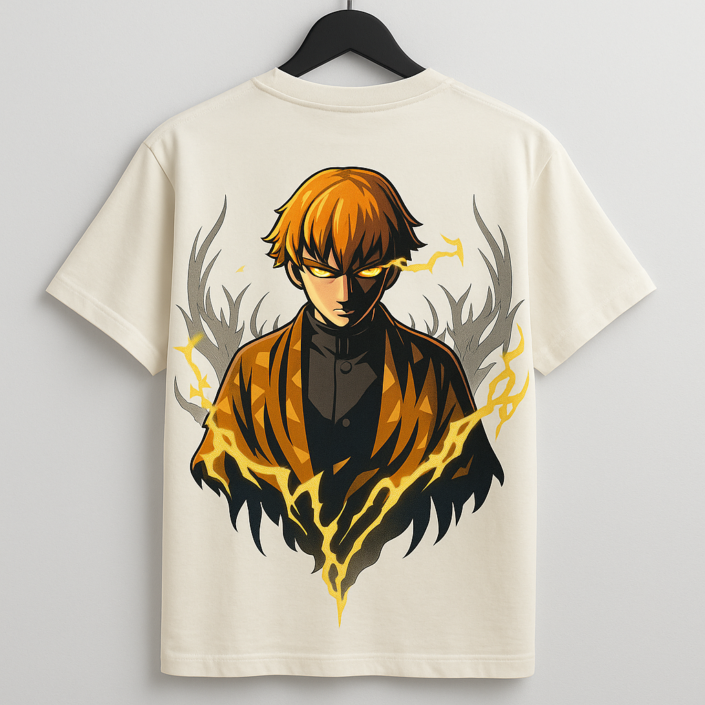 Zenitsu – Thunderborn Aesthetic Oversized T-Shirt