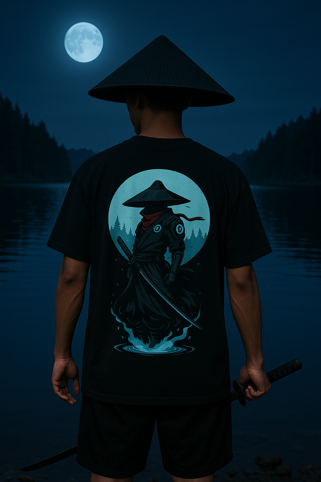 Kage (影) Unisex Oversized T-Shirt