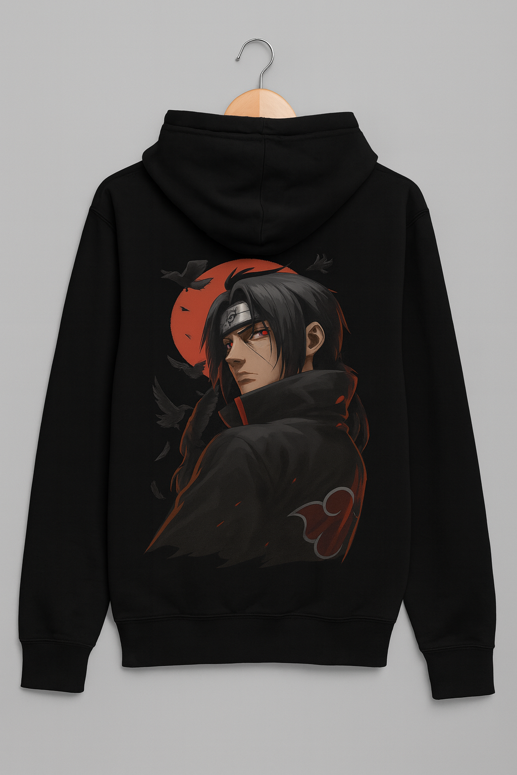 Itachi Uchiha – Mangekyou Red Moon Hoodie