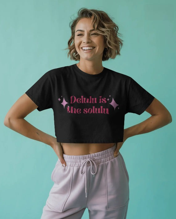 Delulu Era Crop Top