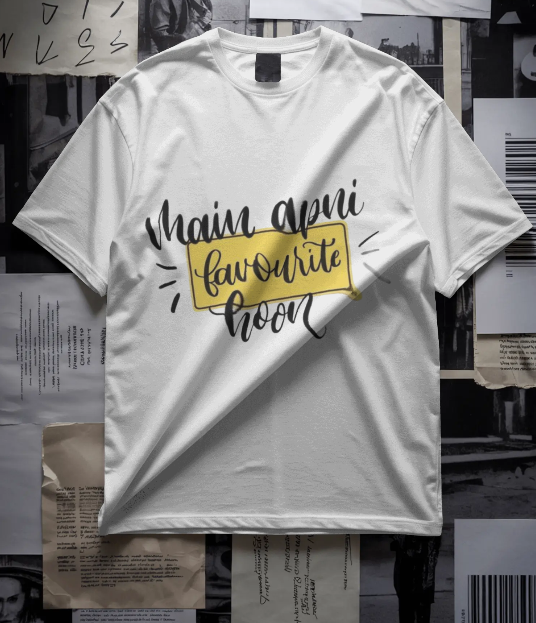 Main Apni Favourite Hoon Tee for Women