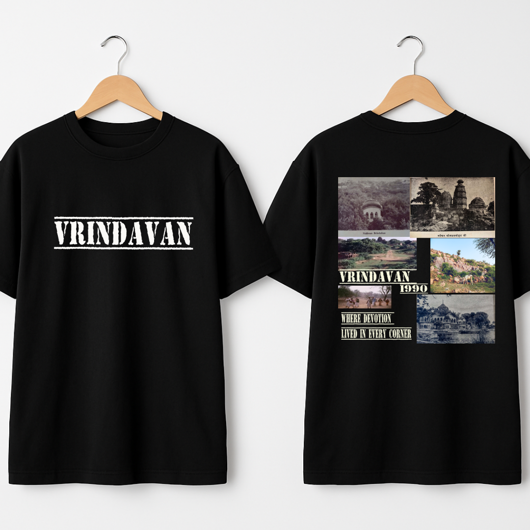 Vrindavan – The Forgotten Time Unisex Oversized  T-Shirt