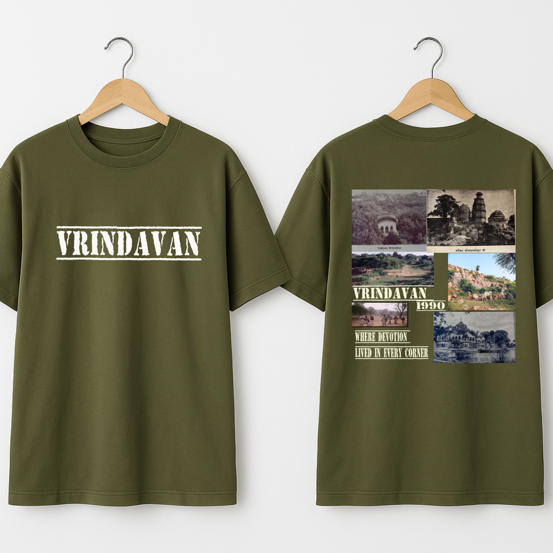 Vrindavan – The Forgotten Time Unisex Oversized  T-Shirt