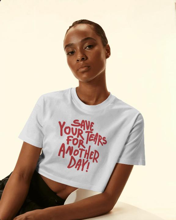 No Cry Zone Crop Top for Women