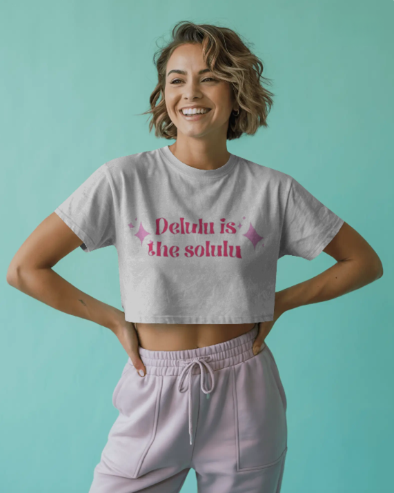 Delulu Era Crop Top